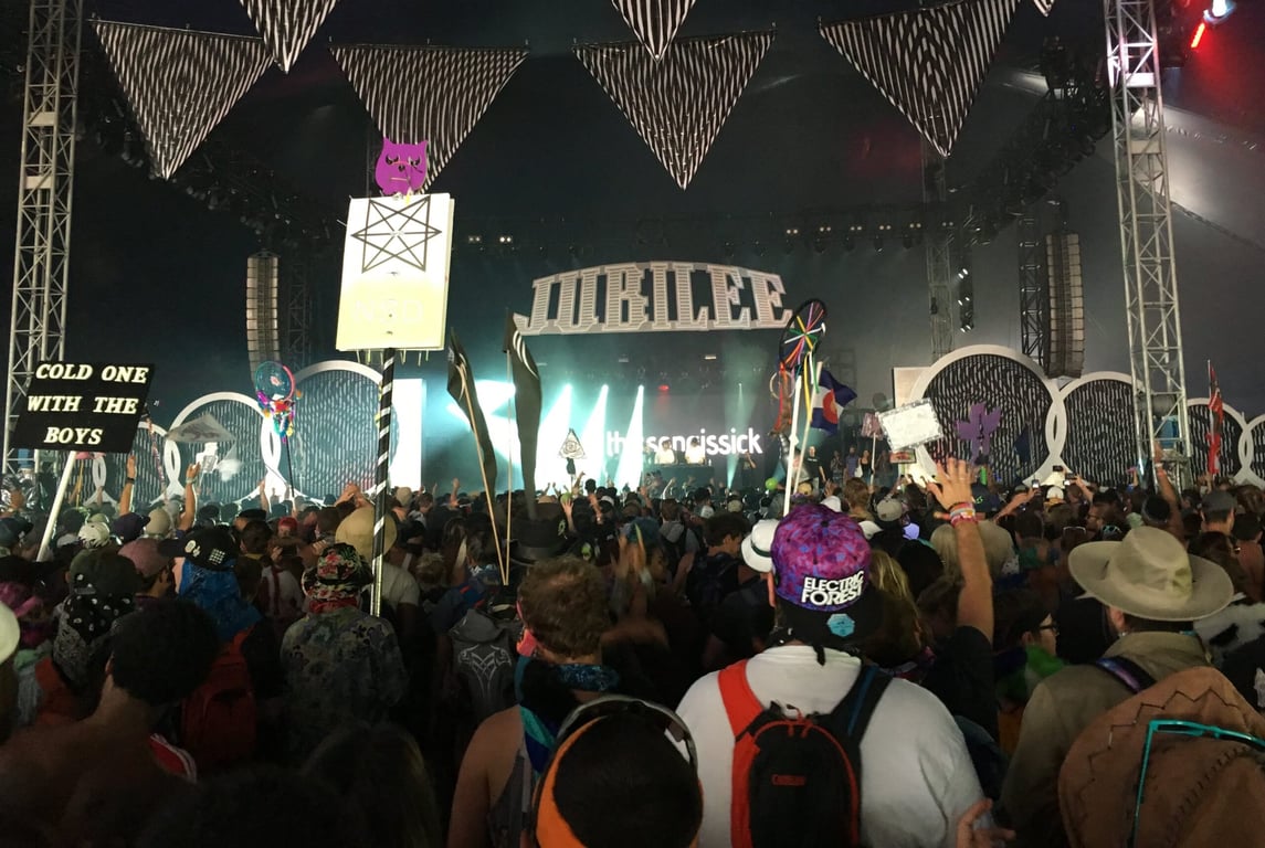 Lunch Break at Electric Forest