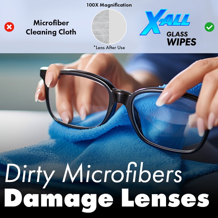 Save Lenses with X-All Wipes