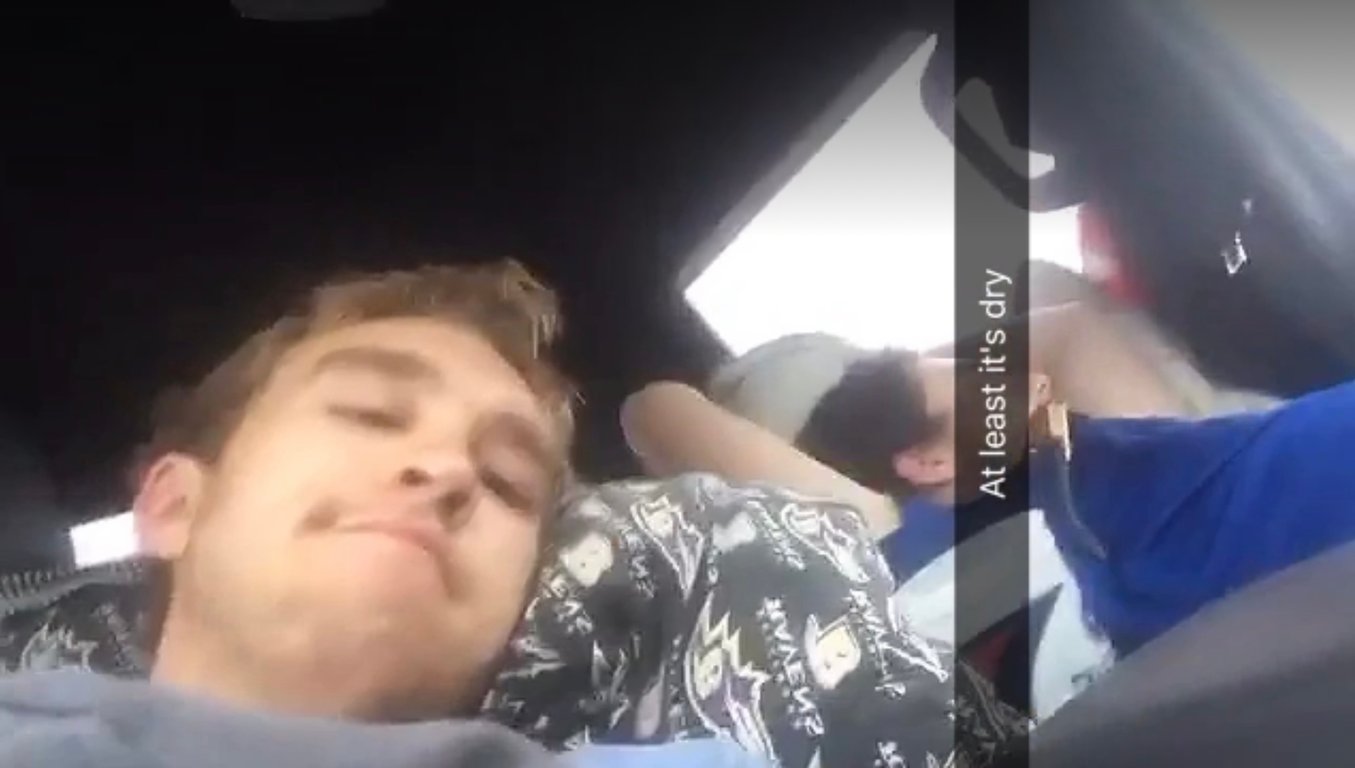 Sleeping in a Pickup Truck