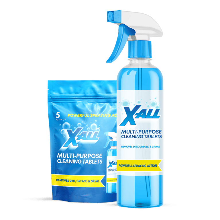 1x X-All Tablet Pack + Free Spray Bottle