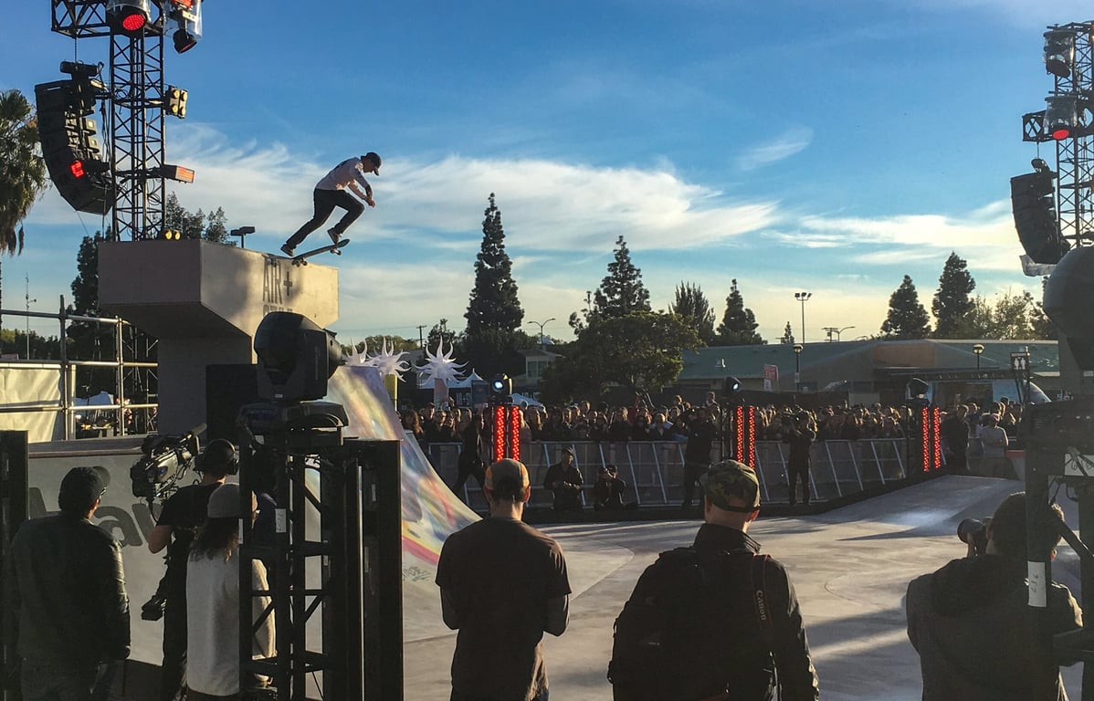 Skateboarding at Air & Style