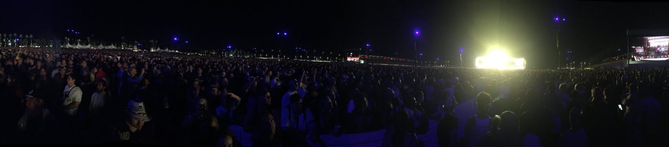 Panorama of Desert Trip