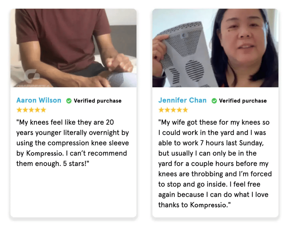 kompressio knee sleeve comments