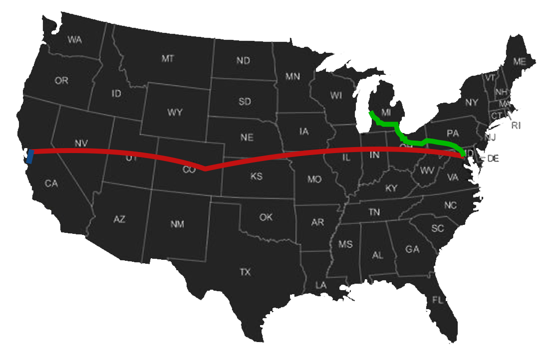 Travelling from California to Electric Forest