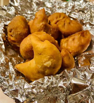 fried veggies momos