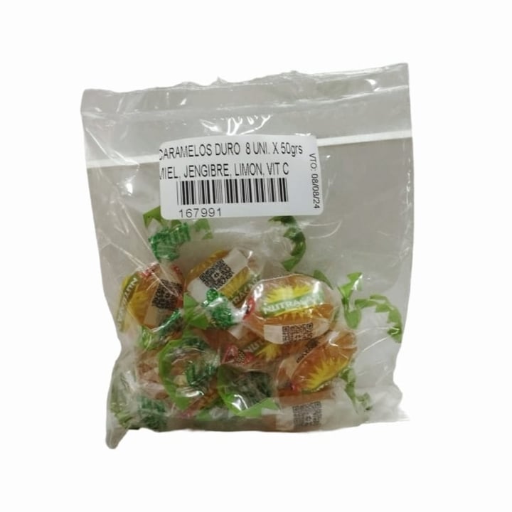 Caramelo miel,jengibre,limon y vit c