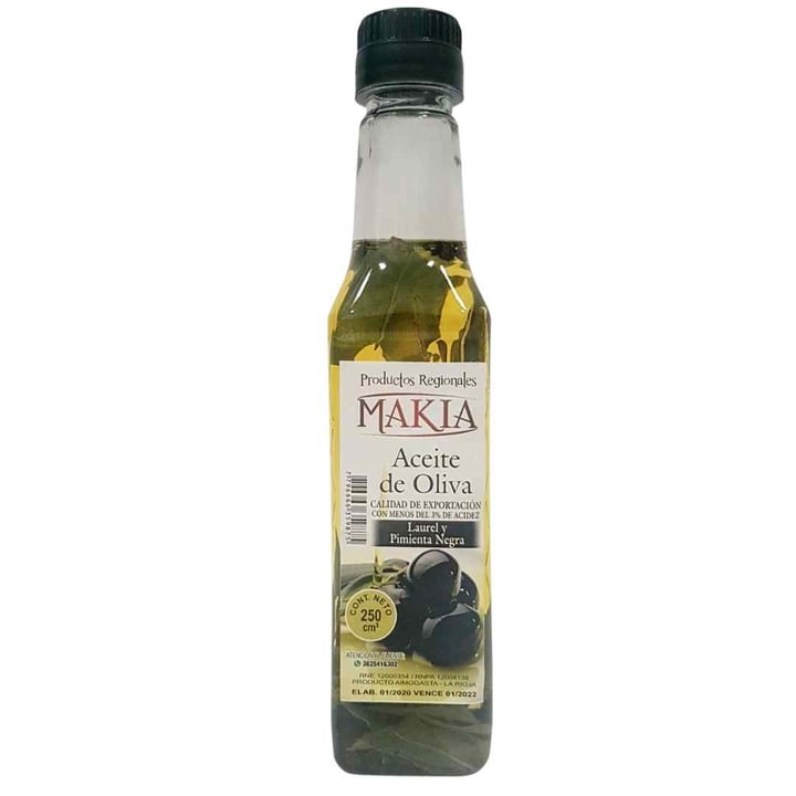Aceite Oliva Laurel y Pimienta