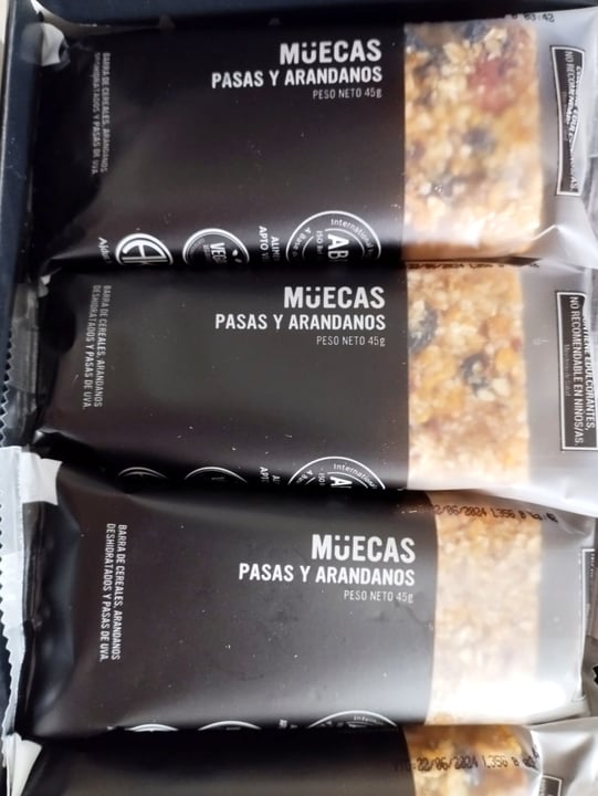 Muecas Barrita Pasas y Arandanos