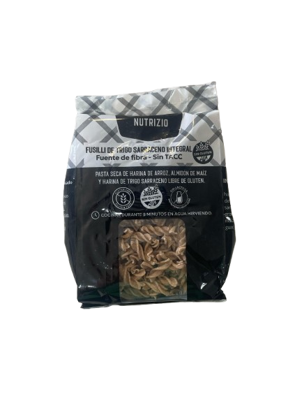 Fideos Fusilli de trigo sarraceno integral