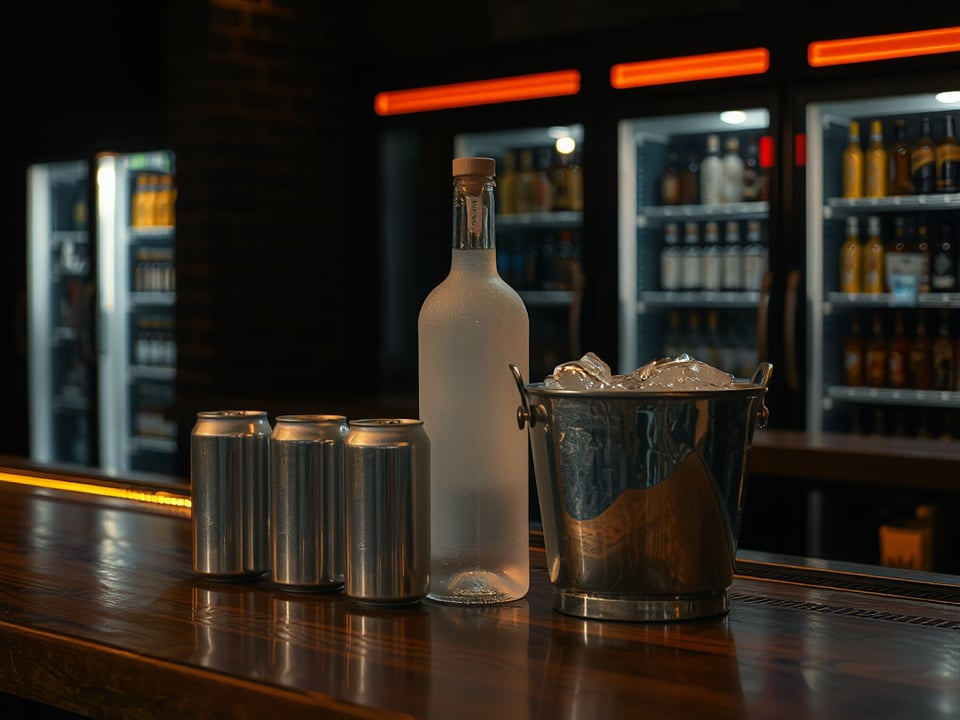 Botella de vodka