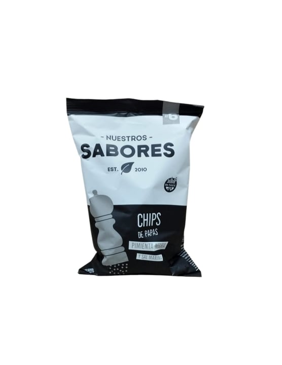 Chips de Papas Pimienta negra y Sal marina