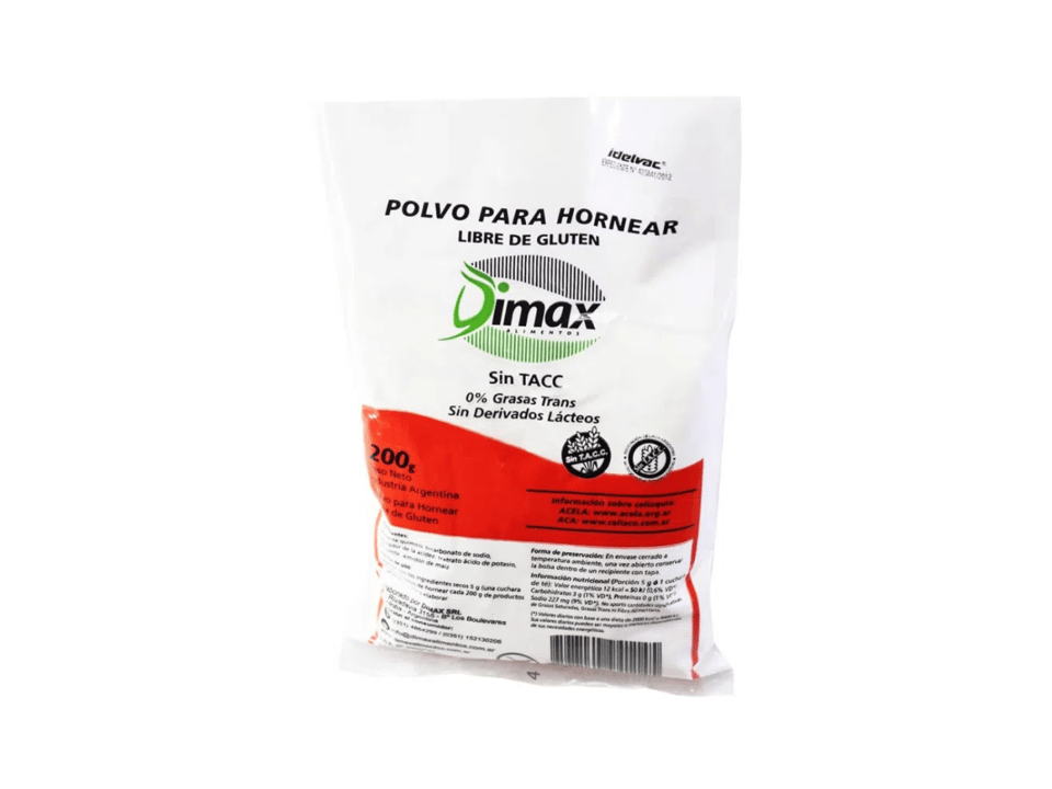 Dimax Polvo leudante x200grs