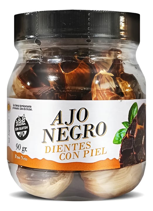 Ajo Negro Dientes con piel 