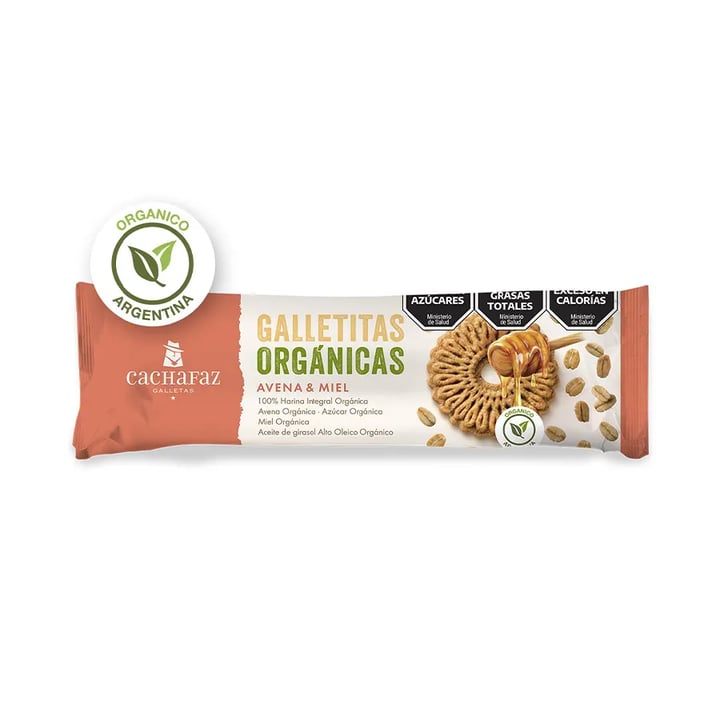 Galletas Orga. Avena y Miel
