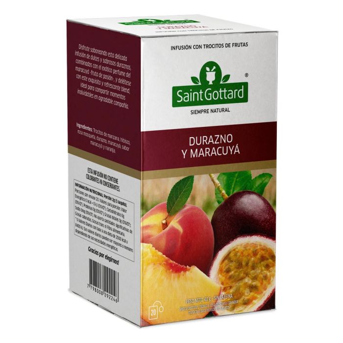 Infusion Durazno y Maracuya
