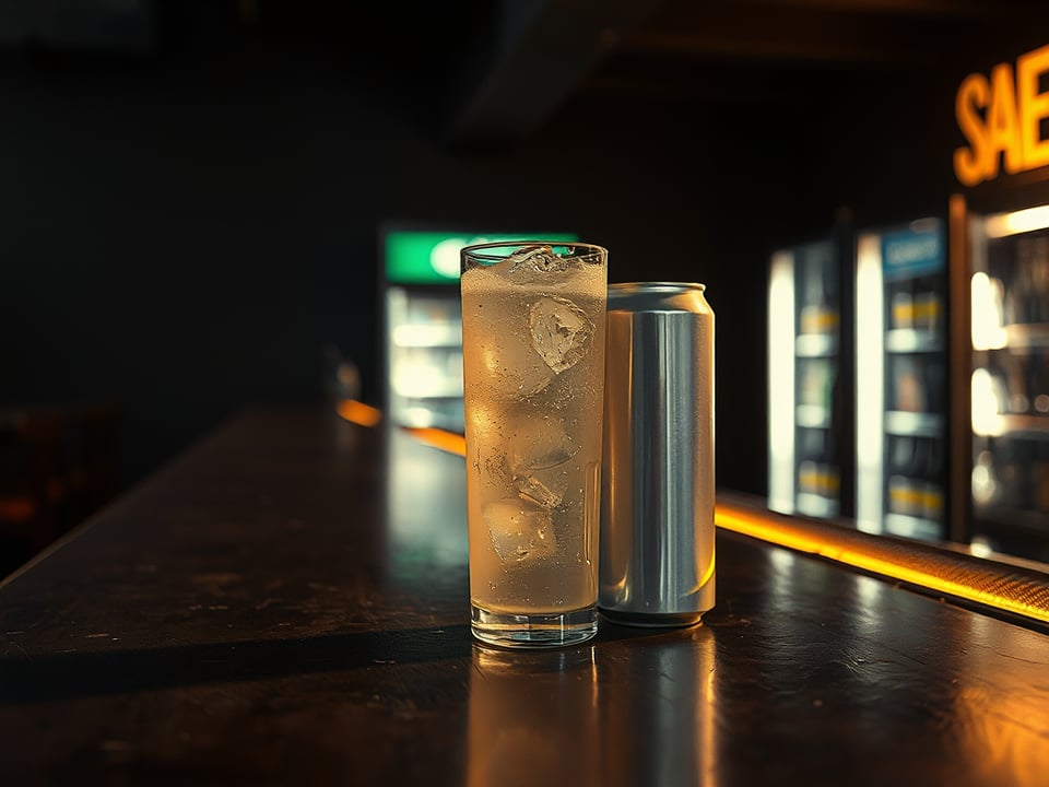 Vodka con energizante