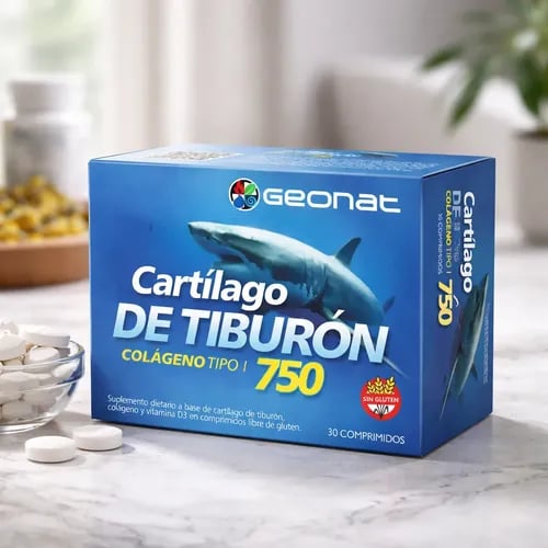 Cartílago de tiburón x tira (10 Comp.)