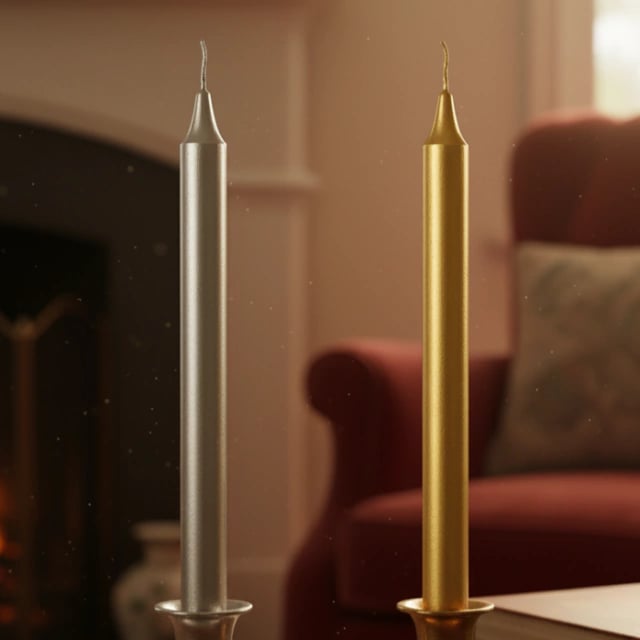 Vela oro/plata