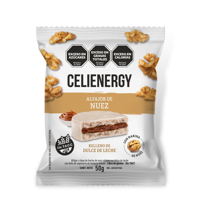 Alfajor Celienergy Nuez