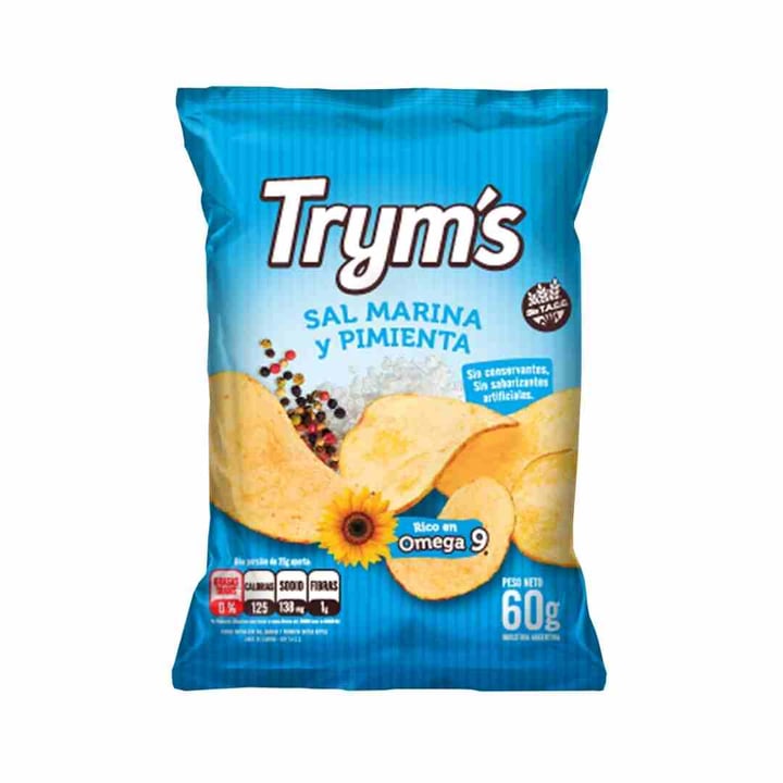 Papas Pimienta y Sal Marina S/Tacc