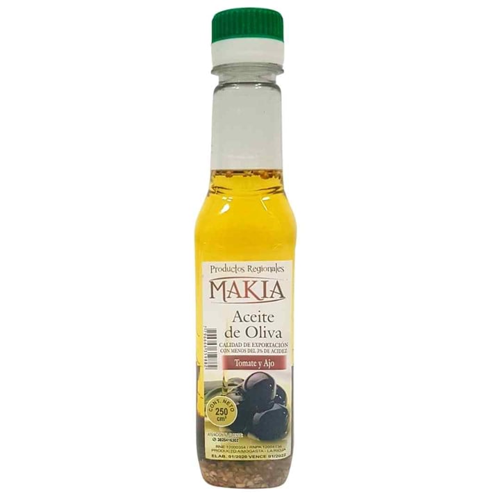 Aceite Oliva Tomate y Ajo