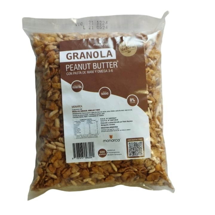Granola Peanut butter Pasta de mani