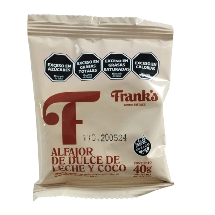 Alfajor de Maicena (ddl y coco). Sin Tacc