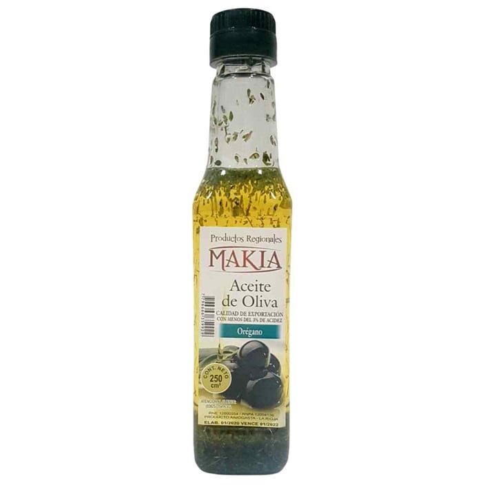 Aceite Oliva y Oregano