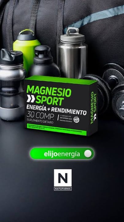 Magnesio Sport x Tira (10 Comp.)