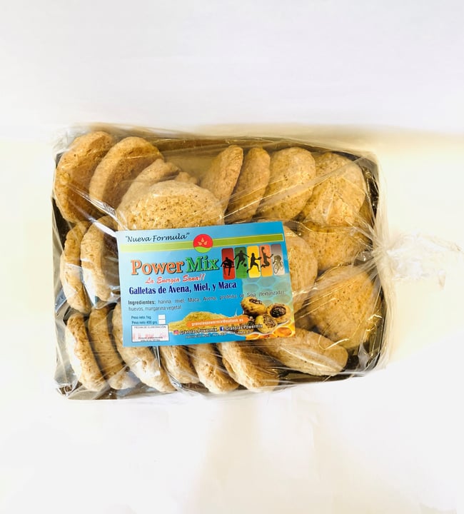 Galleta con miel avena y maca