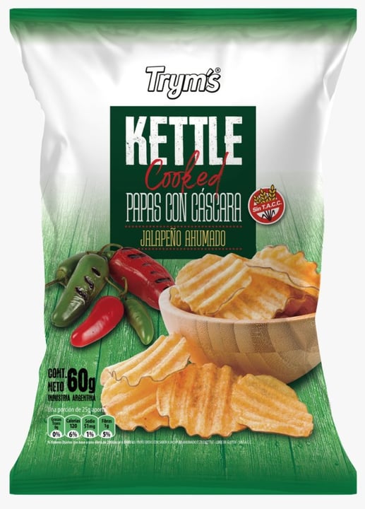 Papas con cascara (jalapeno ahumado)