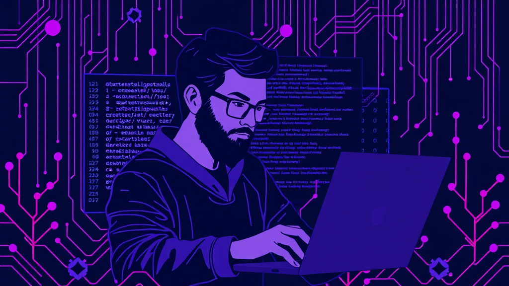 Ilustración editorial: 3 cambios reales al construir SaaS con agentes AI para SaaS