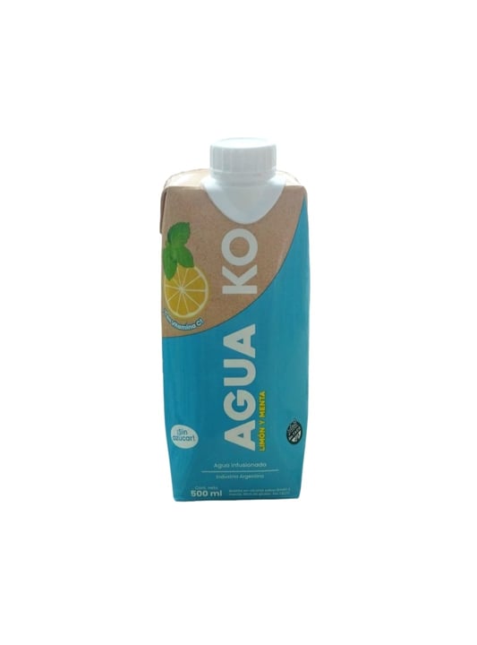 Agua Ko Limon y Menta Sin azucar