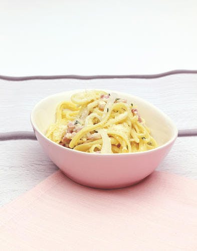 Recette - One pot pasta Carbonara