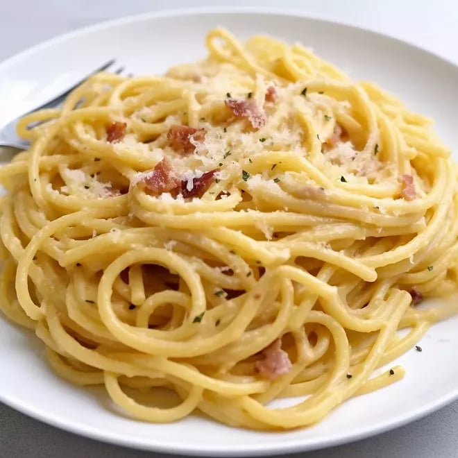 Recette - Spaghetti Carbonara Traditionnelle