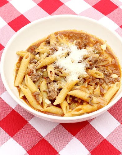 Recette - One pot pasta - Pâtes à la Bolognaise Express