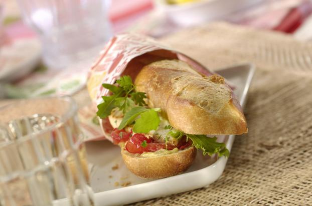 Recette - Sandwich Gourmand au Poulet et Tomates Séchées