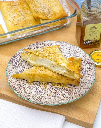 Recette - Feuillets de Feta au Sésame et Miel