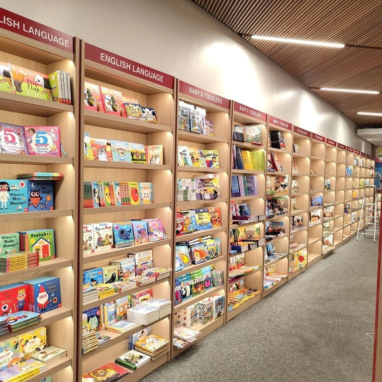 Arabic books display