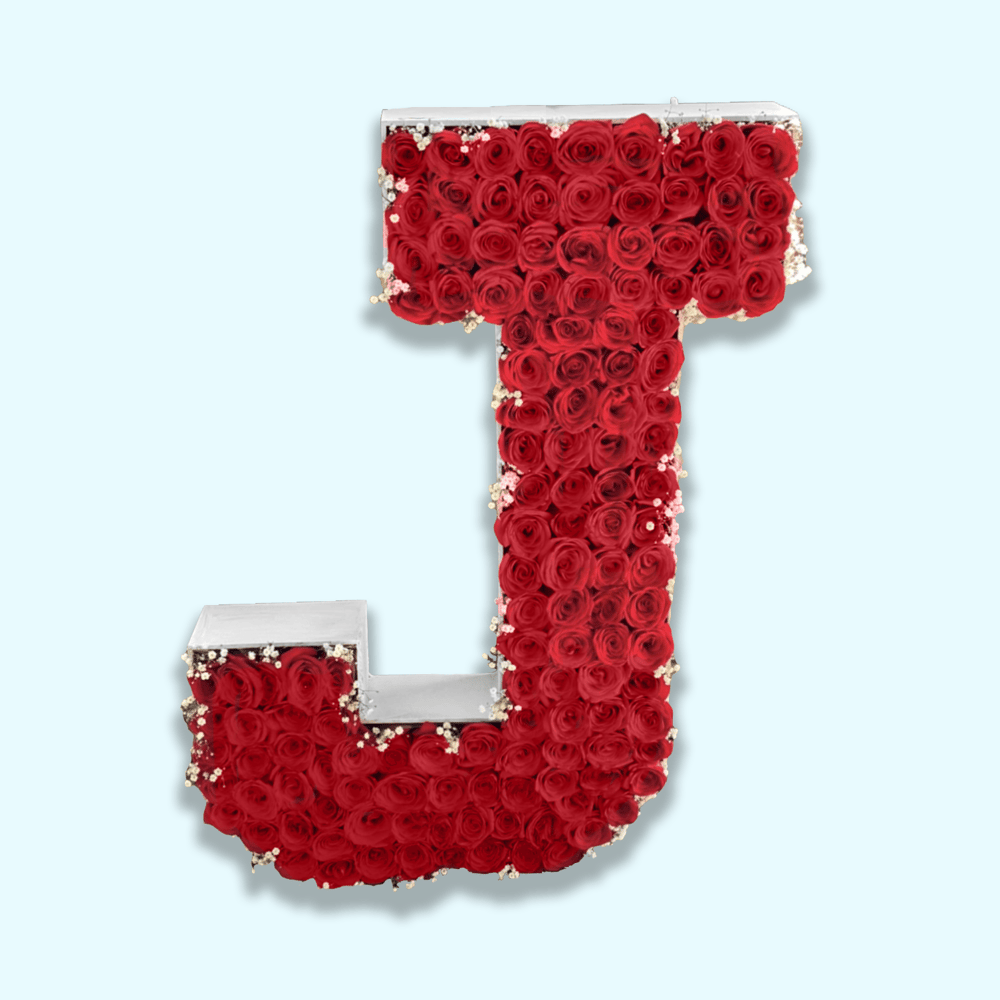 Flower box 'Personalized Letter' Order Flower Bouquets Delivery