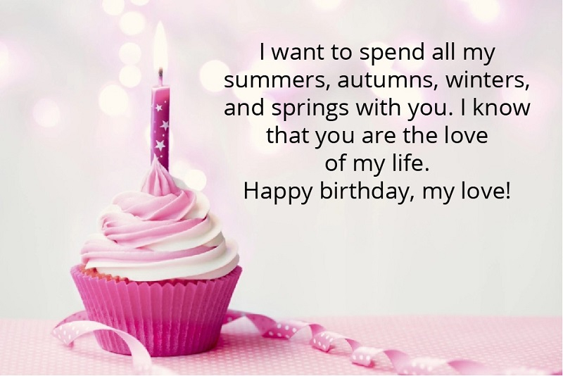 birthday messages for love