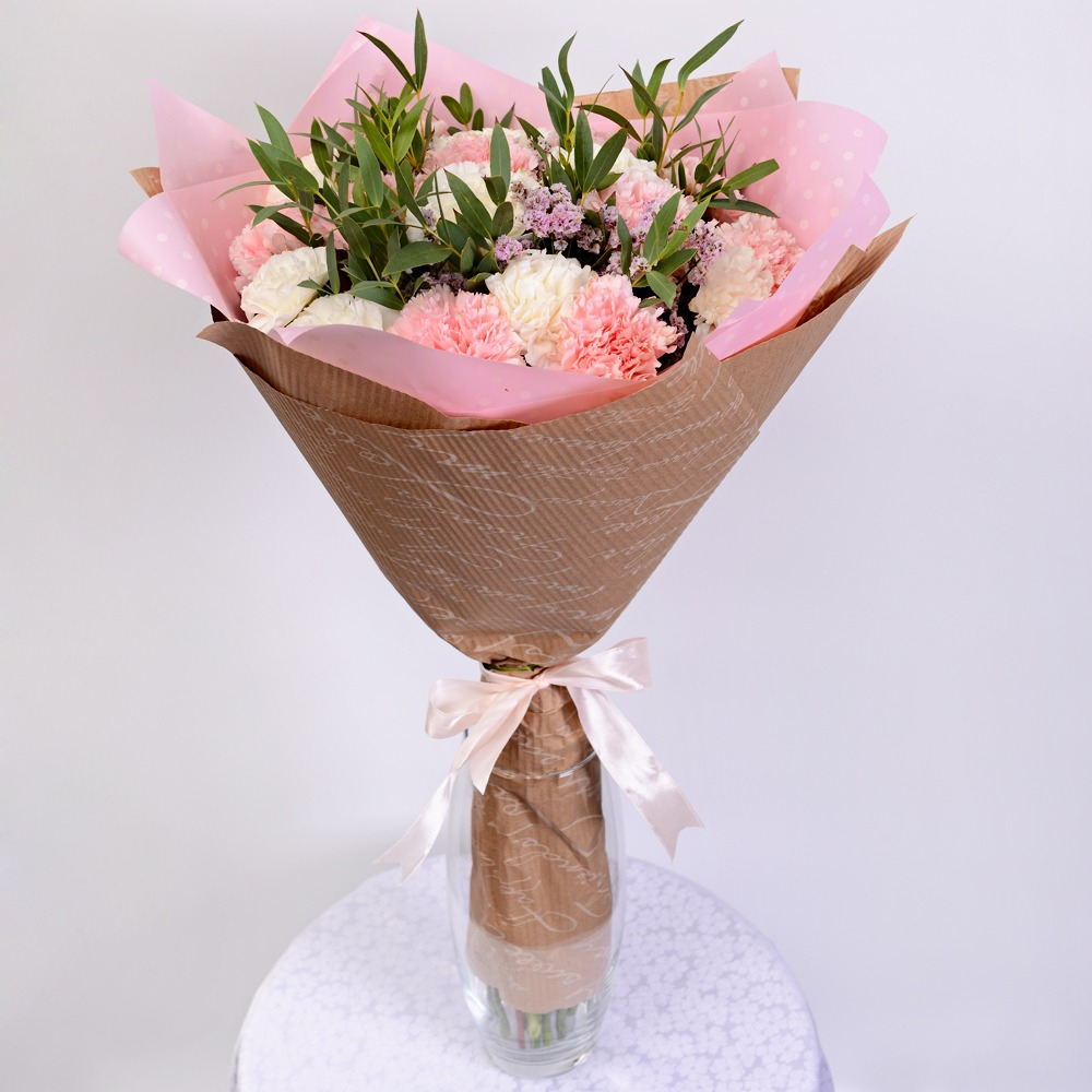100 Pink Carnations- Beautiful Fresh Flowers- Next Day Delivery