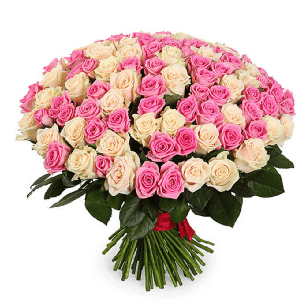 Bouquet 'Rose magic in white and pink' Order Flower Bouquets Delivery