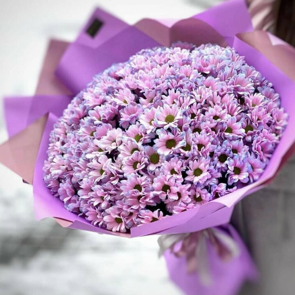 Bouquet 'Букет из 51 Кустовой Хризантемы' order and send for 184