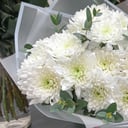 Bouquet of white chrysanthemums - order and send for 26 $ with same day  delivery - MyGlobalFlowers