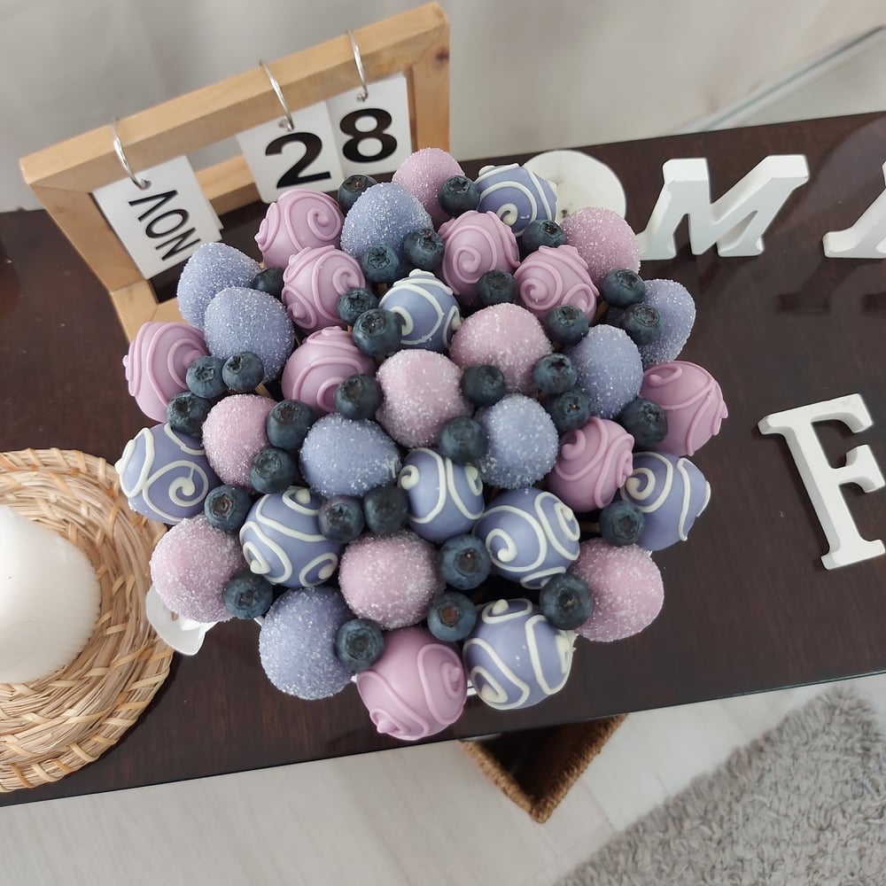 Erdbeeren in Schoko-Lavendel (1)