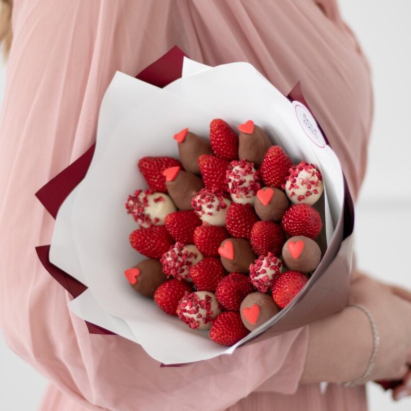 bouquet-gourmand-fraises-chocolat – BloomRoom
