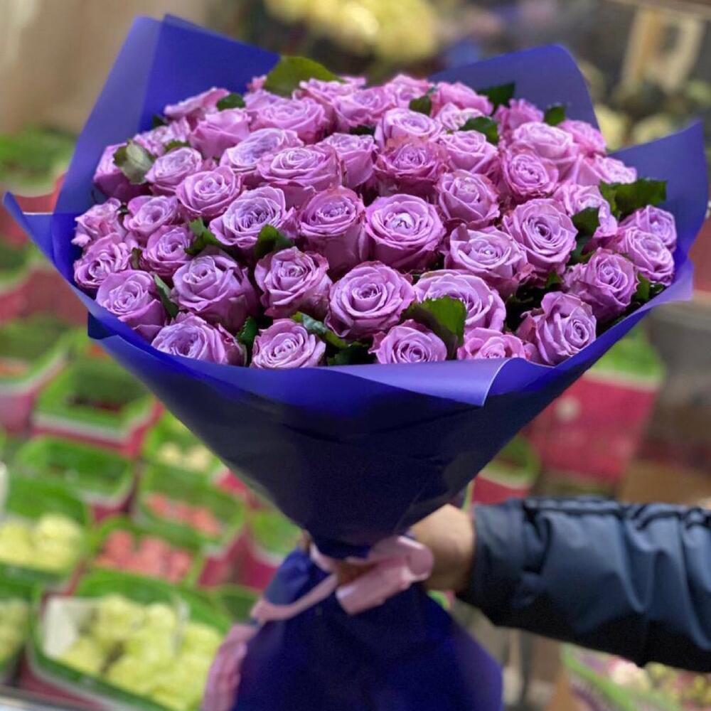 Bouquet of 51 Lilac Roses order and send for 92 with same day