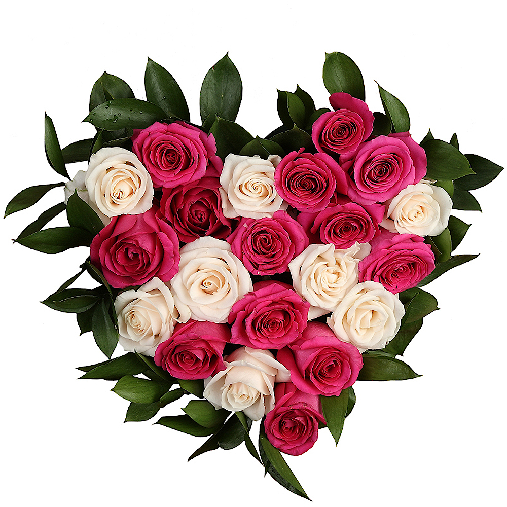 Pink Rose Heart Decor: Spread Love with Over 100 Roses, 30H x 26W –  Brooklyn Belle