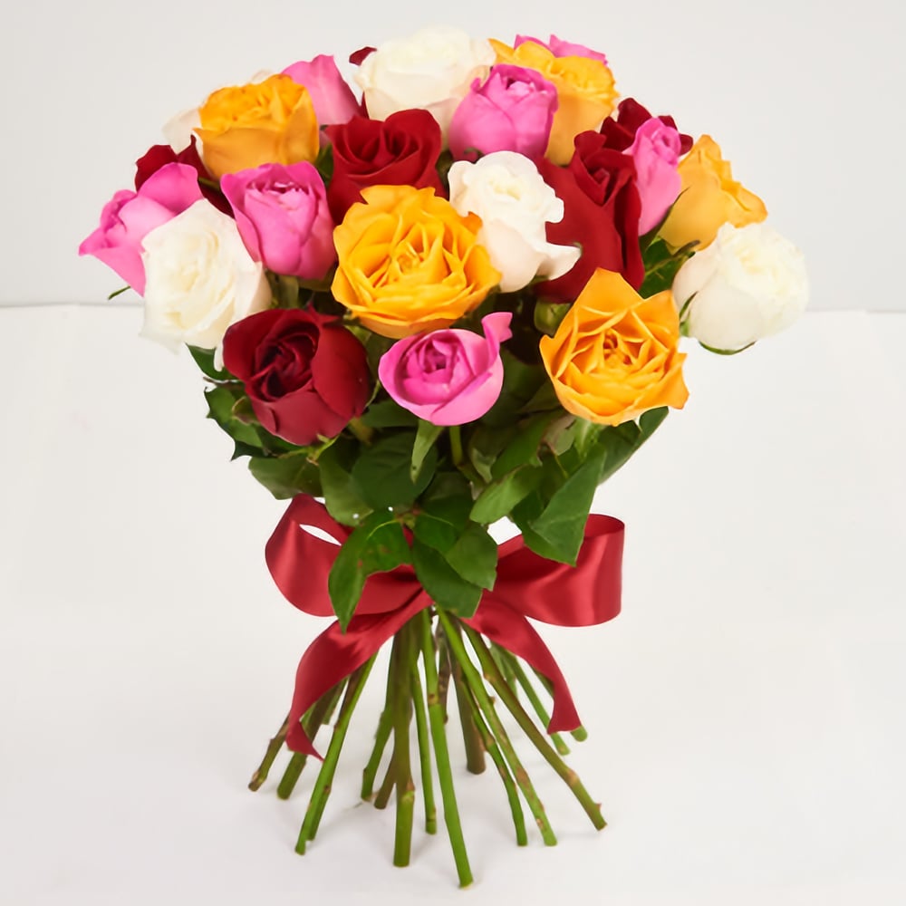 Bouquet 'Bundle of Kenyan roses 25 roses' - order and send for 34 $ with  same day delivery - MyGlobalFlowers